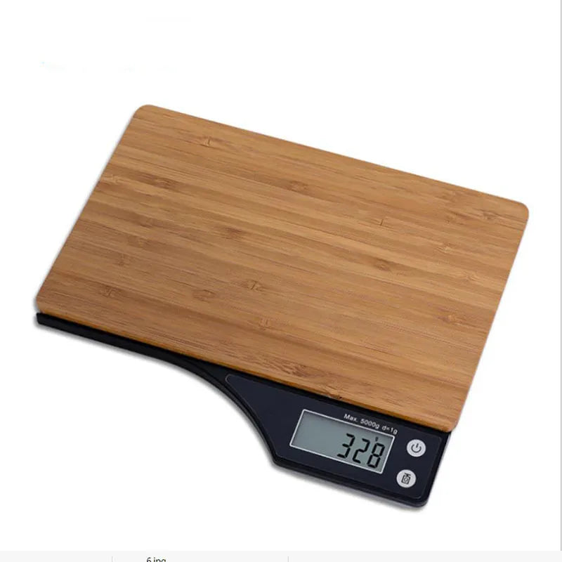 PrecisionBlend Bamboo Kitchen Scale